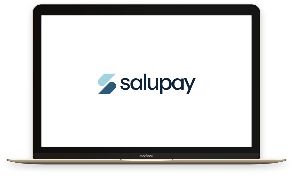 Schermata Salupay su laptop